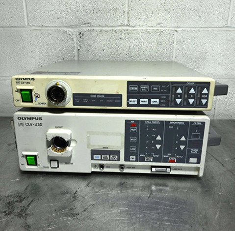 Olympus- EVIS CLV-20 Universal Light Source And CV-140 Video System-Center