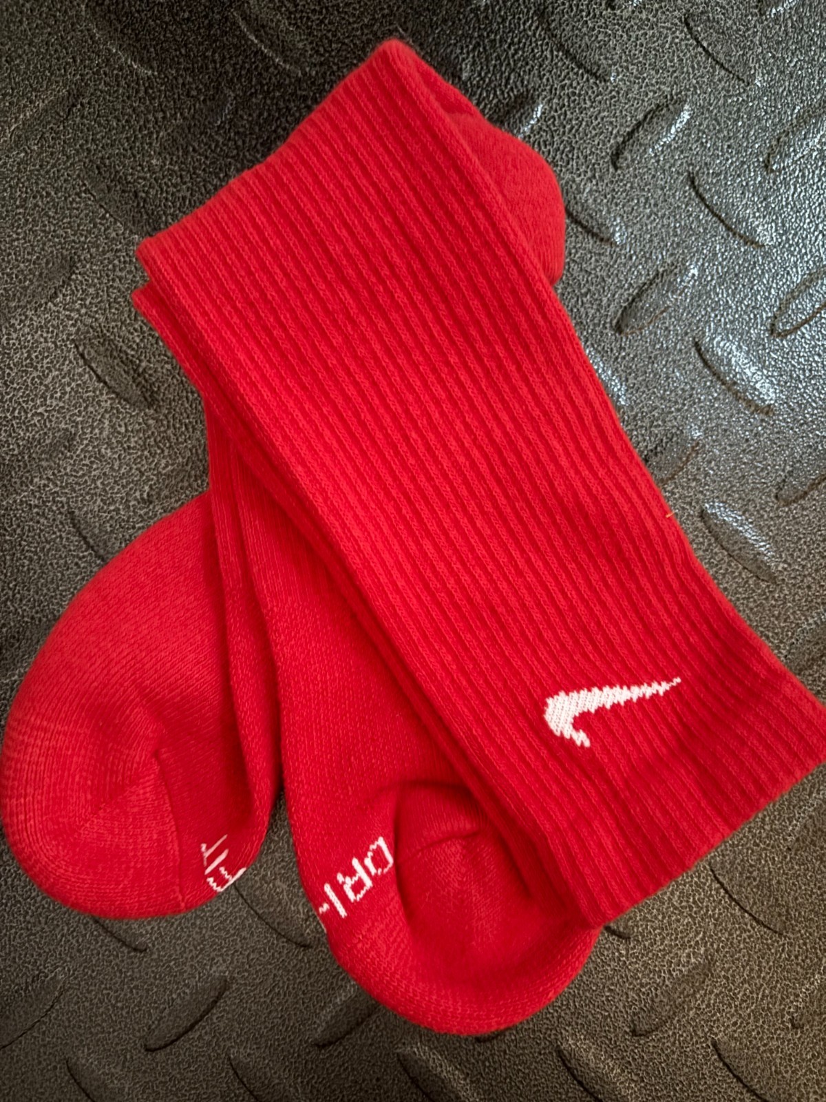 RED Nike Socks - One Pair Only NEW Dri-Fit