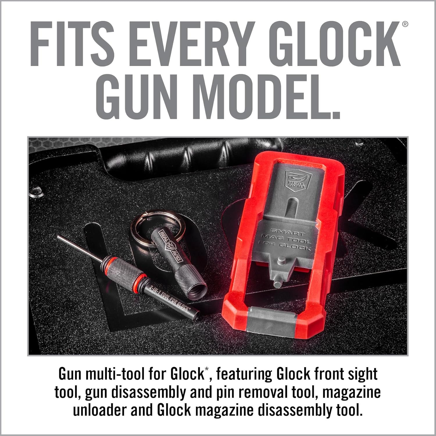 Glock Armorer Tool Kit – 2 in 1 Multitool with Sight Tool Punch Tool and Maga...