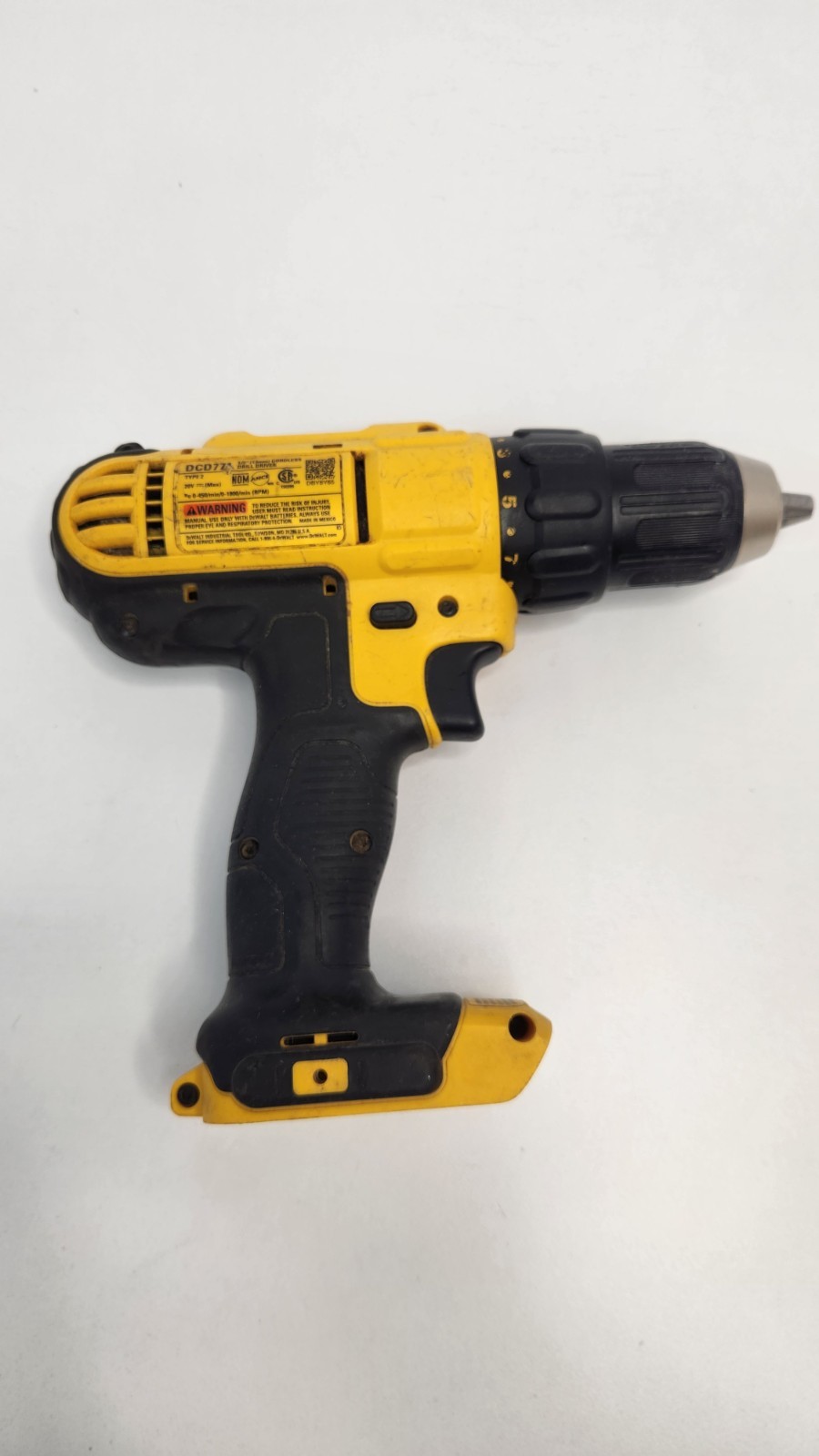 DeWalt DCD771 20V Max Li-Ion 1/2" Drill/Driver - Bare Tool only