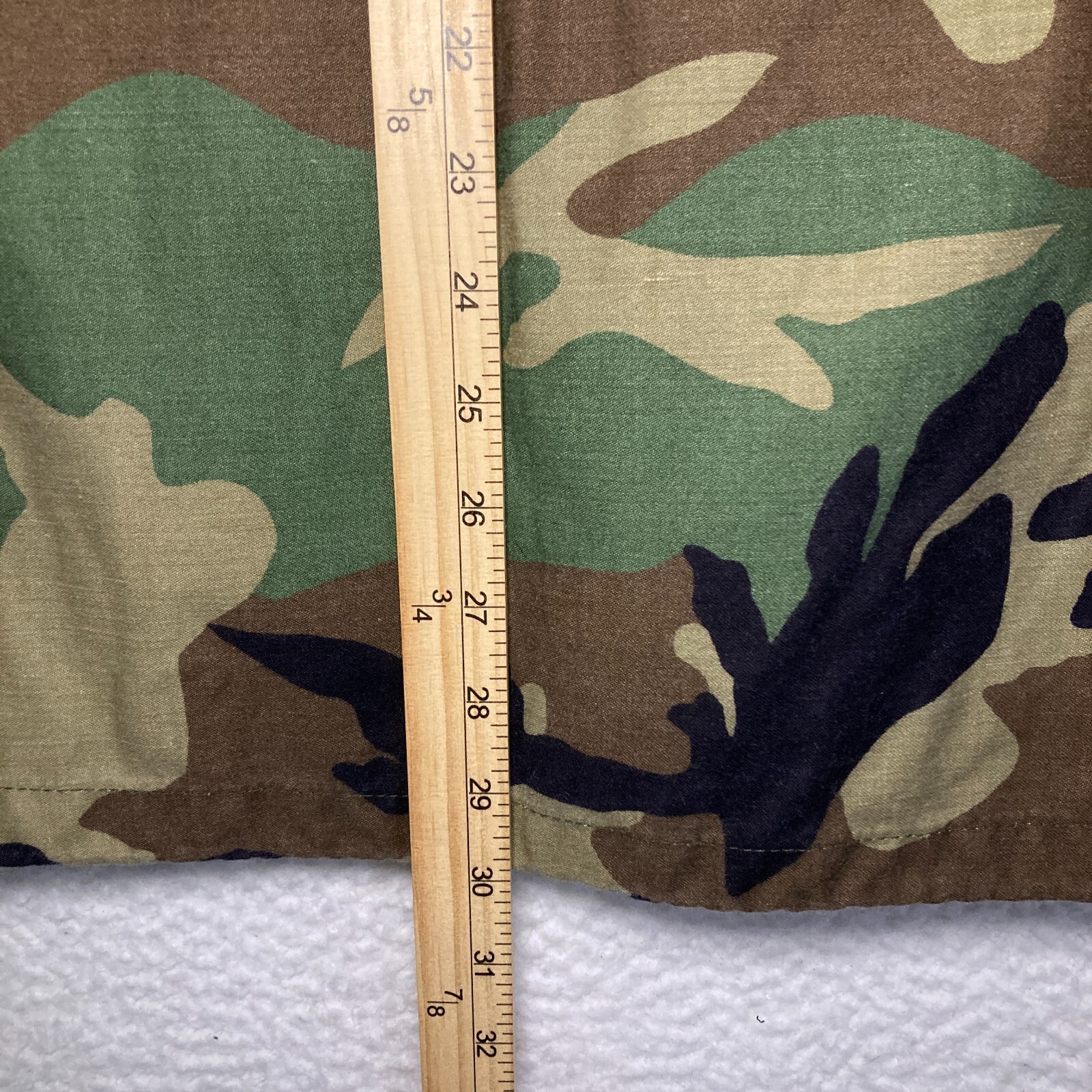 US Army M65 Woodland Camo Cold Weather Field Coat Mens M Military Jacket
