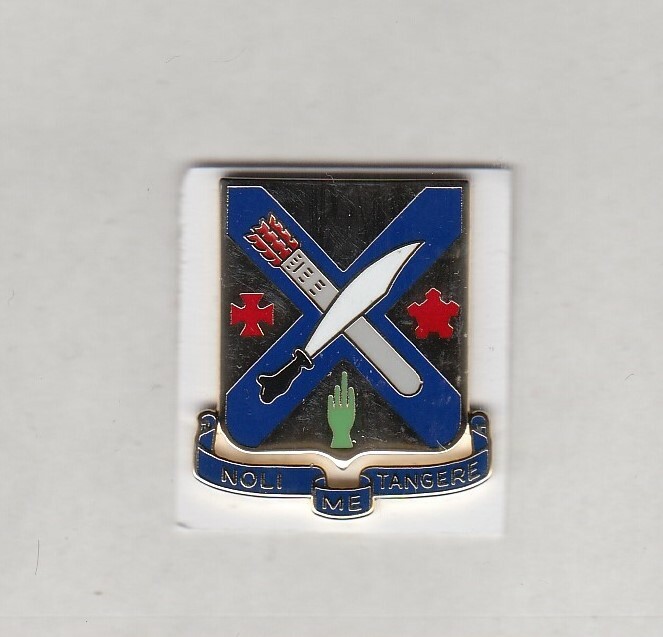 US Army 2nd Infantry Regiment crest DUI badge CB Clutchback V-21
