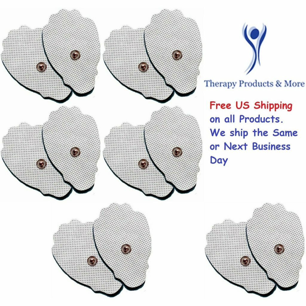 Large Electrode Pads (40) + *2 BONUS PAD HOLDERS* for Digital Massagers/TENS
