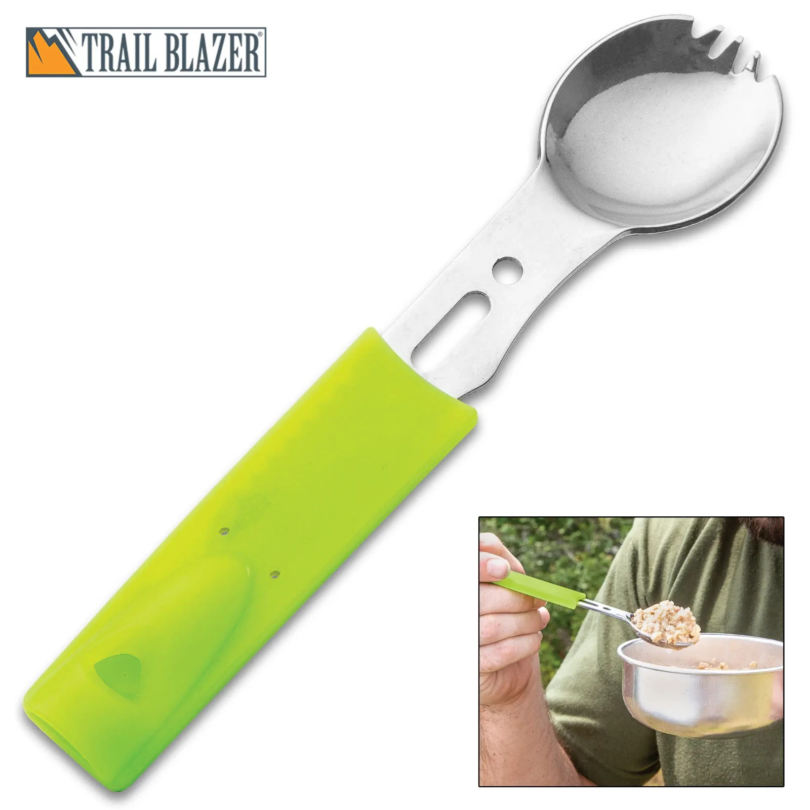Trail Blazer Multi-Function Utensil with Built-In Safety Whistle, Free Shipping.