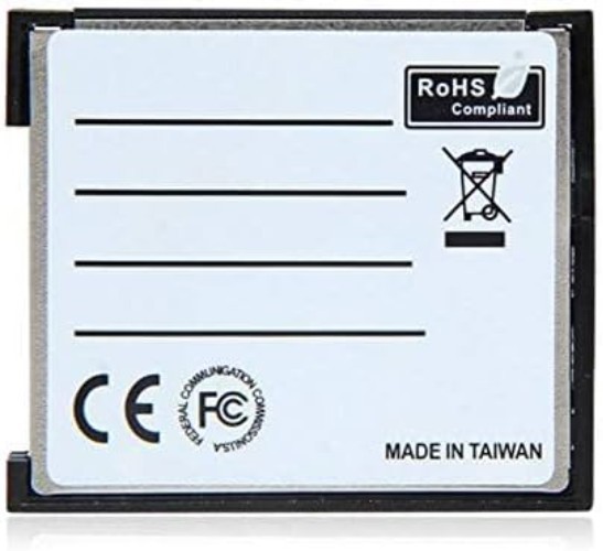 Compact Flash Memory Card Adapter for SD/SDHC/SDXC - Dust-Proof 256GB Support