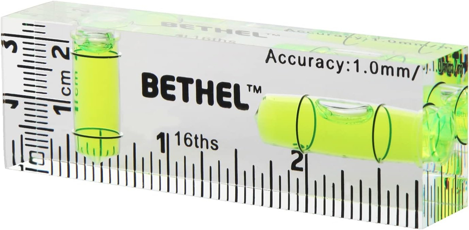 Mini Bubble Level 90° 180° Acrylic Pocket Level Cross Check Tool 2.95" Clear