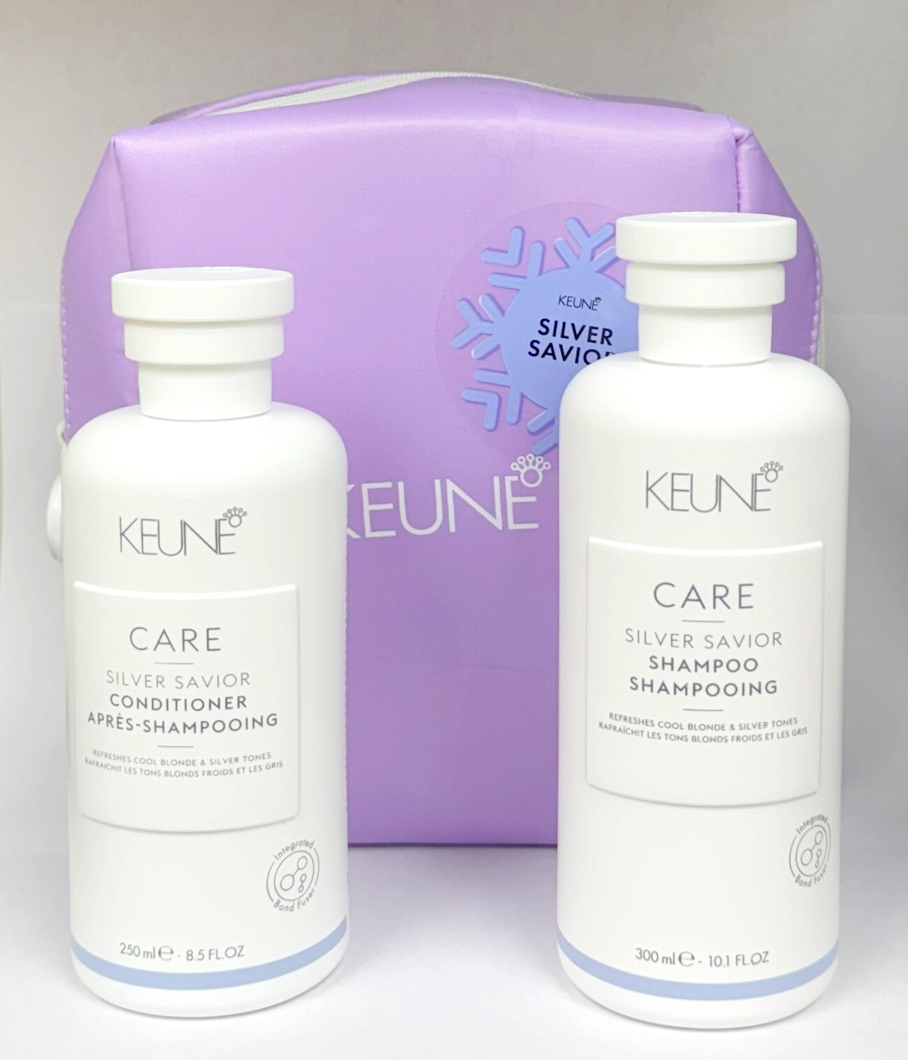 Keune Care Silver Savior Shampoo 10.1 oz AND Conditioner 8.5 oz-IN A GIFT BAG