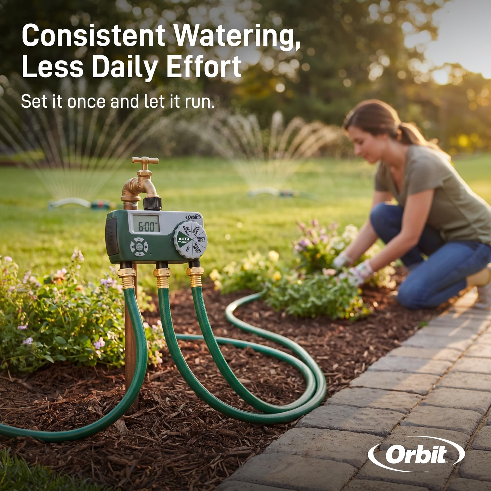 Orbit Programmable Digital Hose - 3 - - Lcd - - -