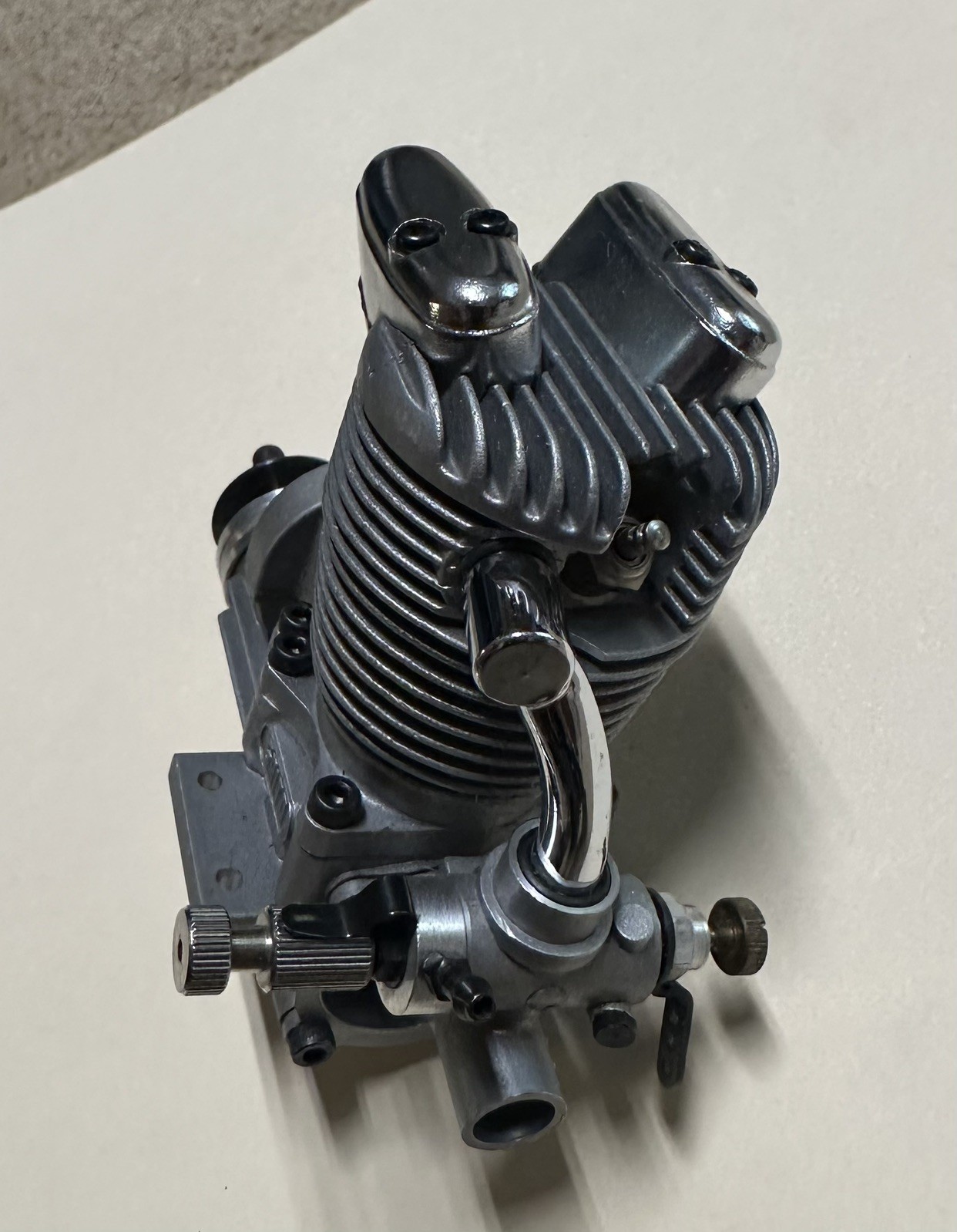 Vintage Saito FA-45 7.5cc Glow Engine Four Stroke NOS