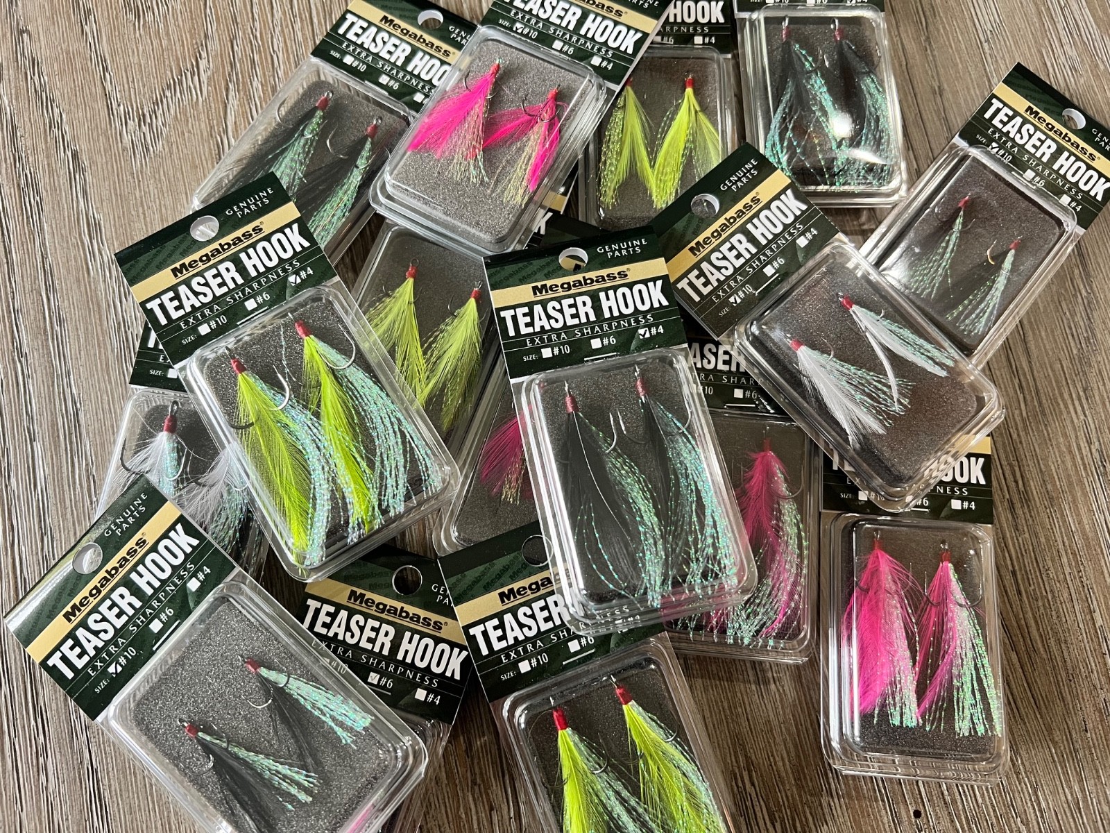 Megabass Teaser Feather Treble Hooks - 2 Pack - POPMAX, PopX, Baby PopX