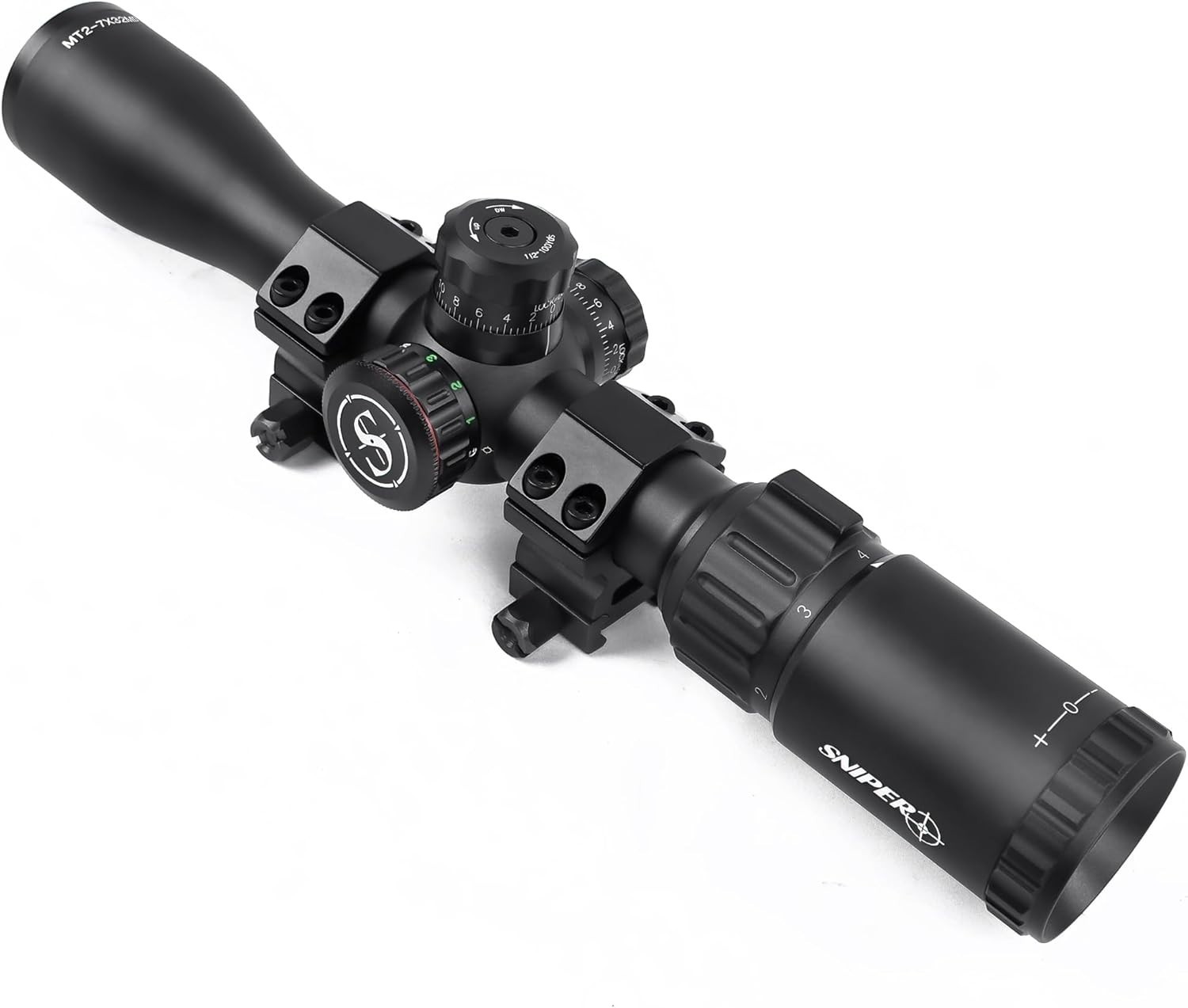 Rifle Scope 2-7X32 Rimfire Mildot 1-inch Tube Rifle scopes Illumination in R/G
