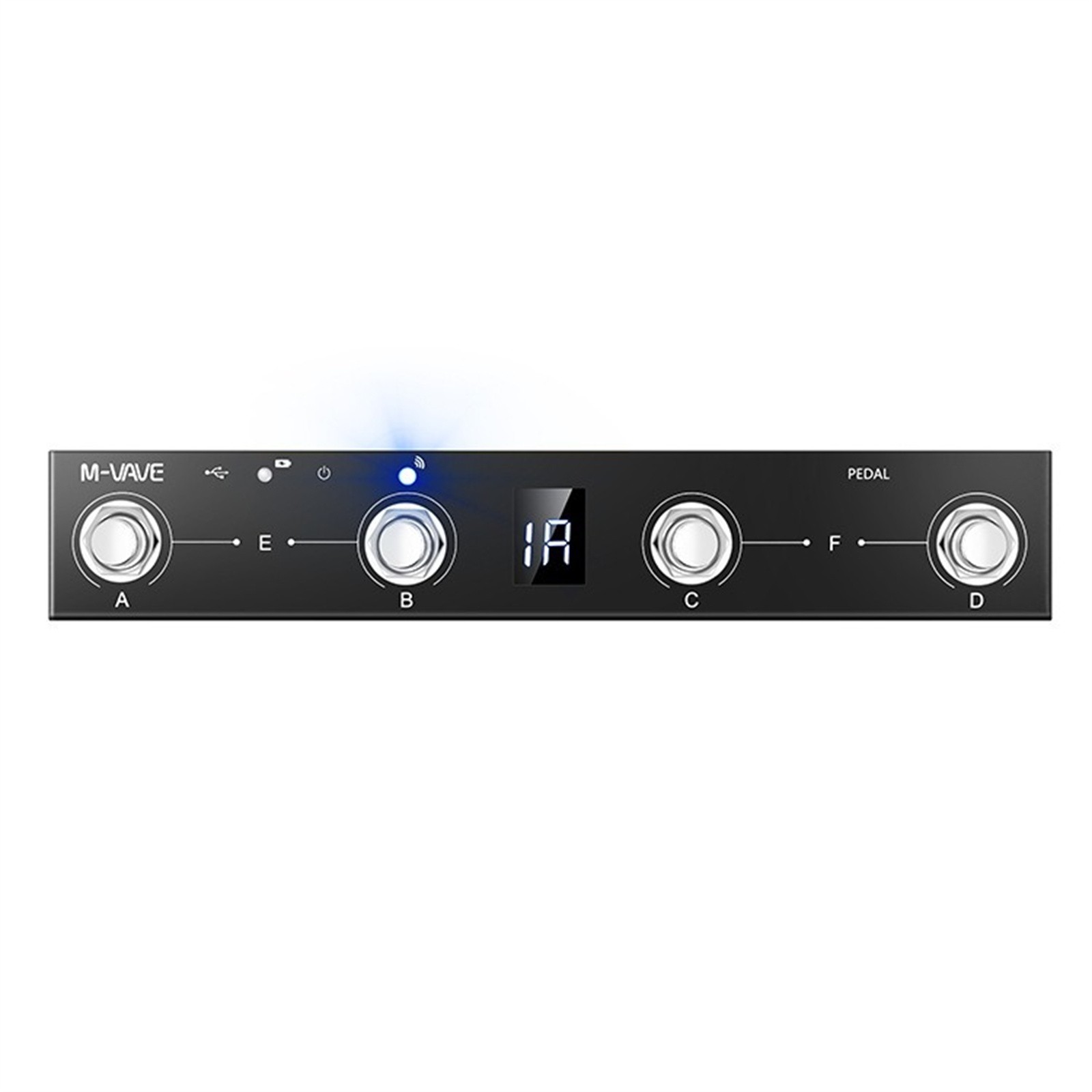M-VAVE Wireless MIDI Controller BT MIDI Pedal Controller Intelligent APP Screen