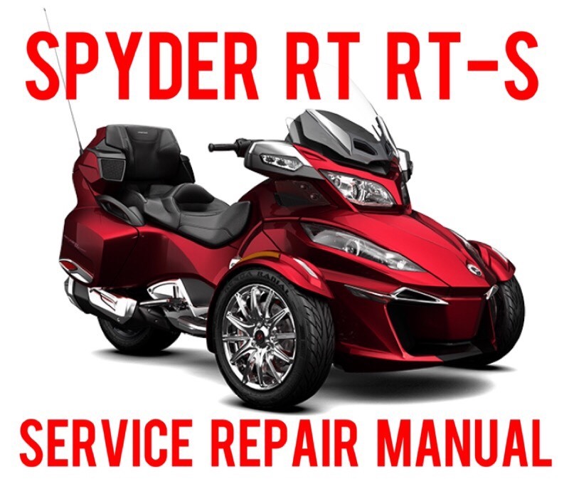 2015 2016 Can-Am Spyder RT RT-S RT Limited Special Shop Service Manual - On DVD