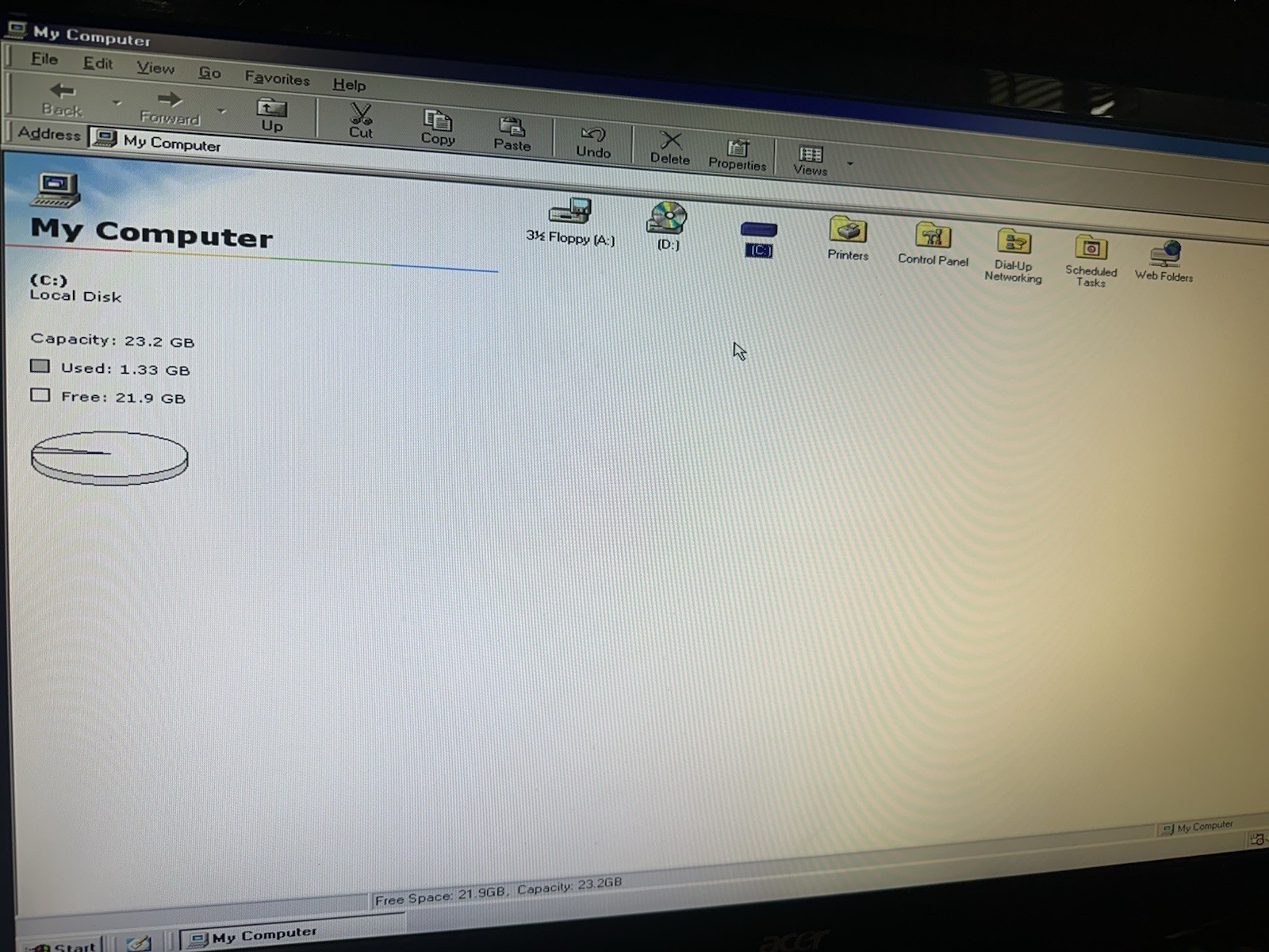Vintage Custom Atx Retro Pc With Windows 98