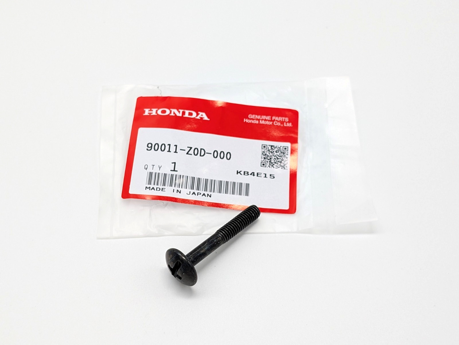 HONDA Air Filter Cover Bolt GX100 GX100RT GXR120RT 90011-Z0D-000 Genuine OEM