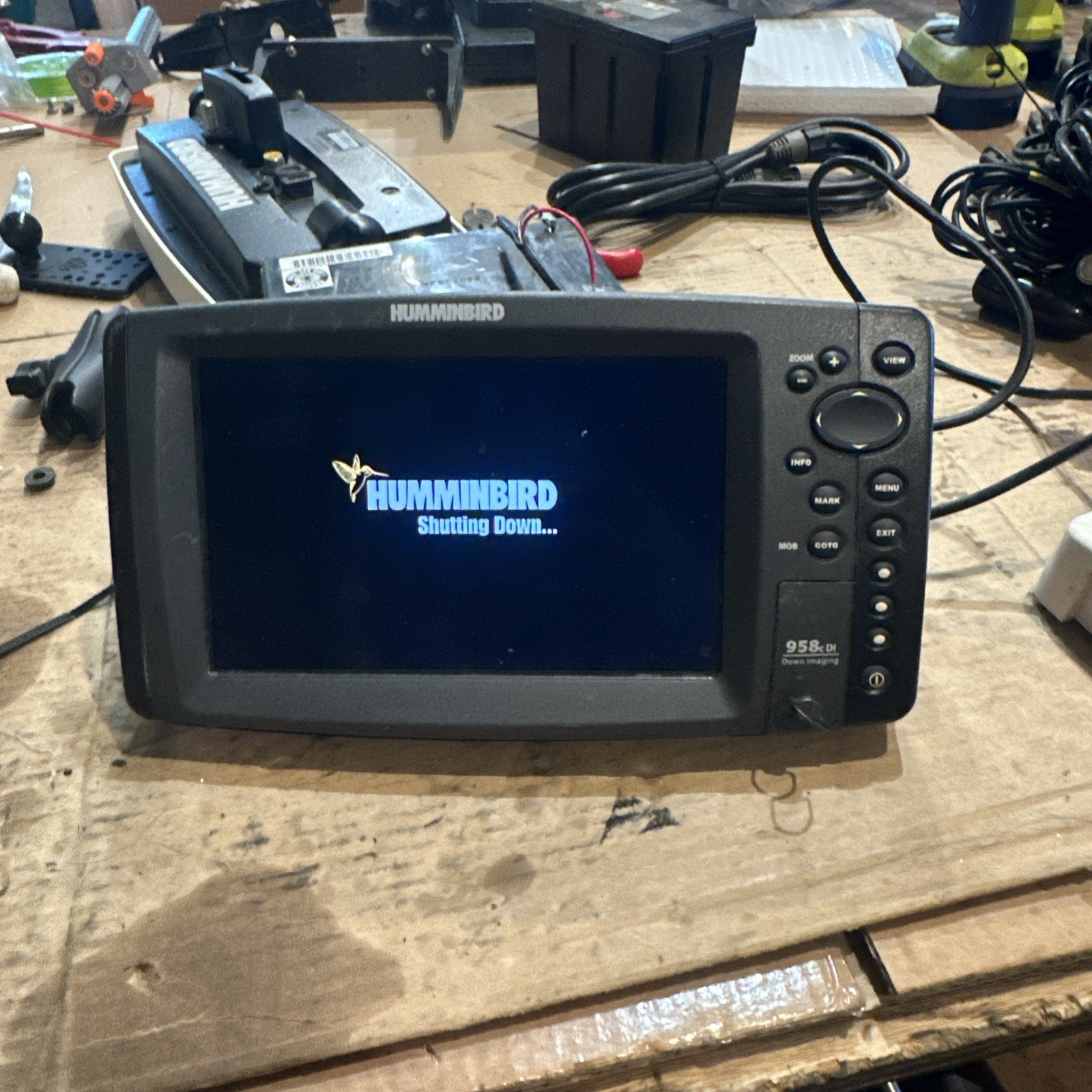 Humminbird 958c DI Head Unit Depthfinder Graph