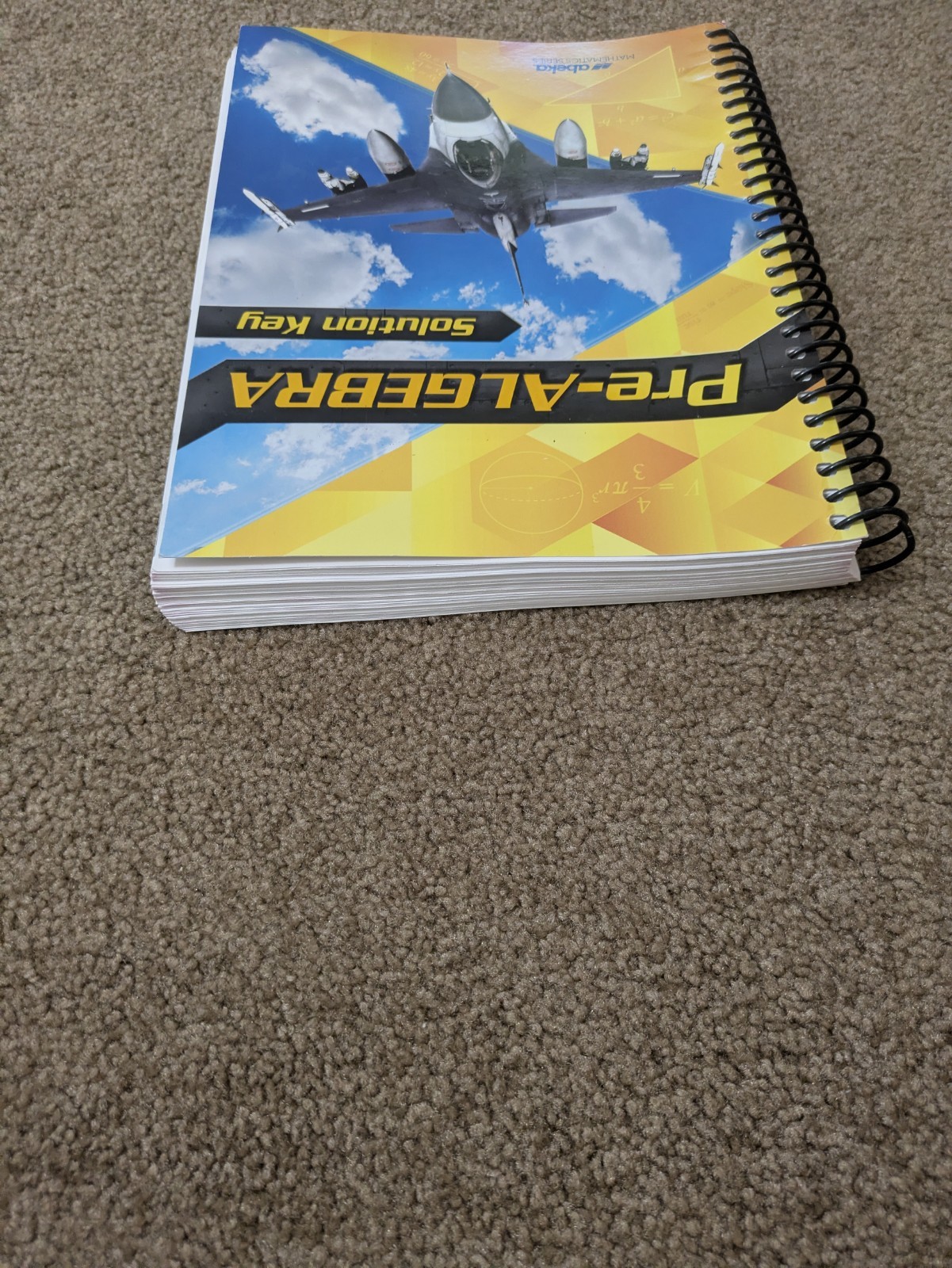 Abeka Pre-Algebra Solution Key Fourth Edition No Writing