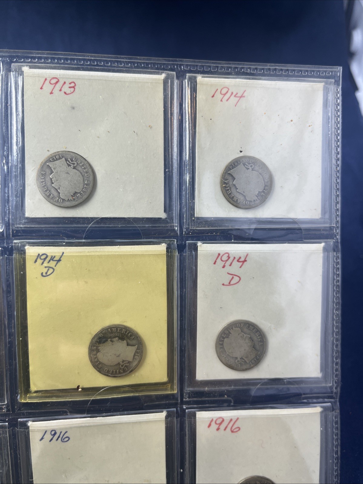 20 Barber Dimes - Lot F 110