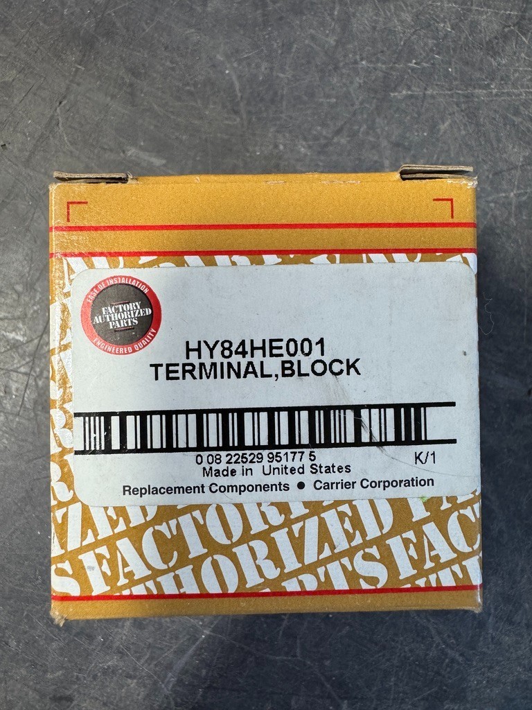 Carrier HY84HE001 Terminal Block OEM Factory Authorized