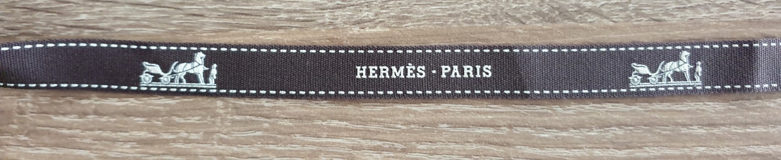 HERMÈS PARIS RIBBON 0.90 M X 1 CM LUXURY FASHION