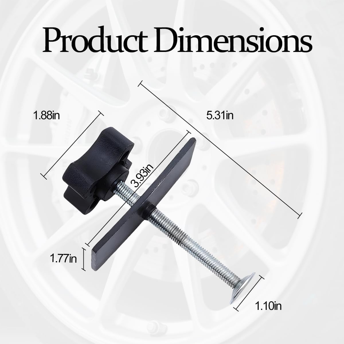 Heavy-Duty Disc Caliper Piston Compressor Tool