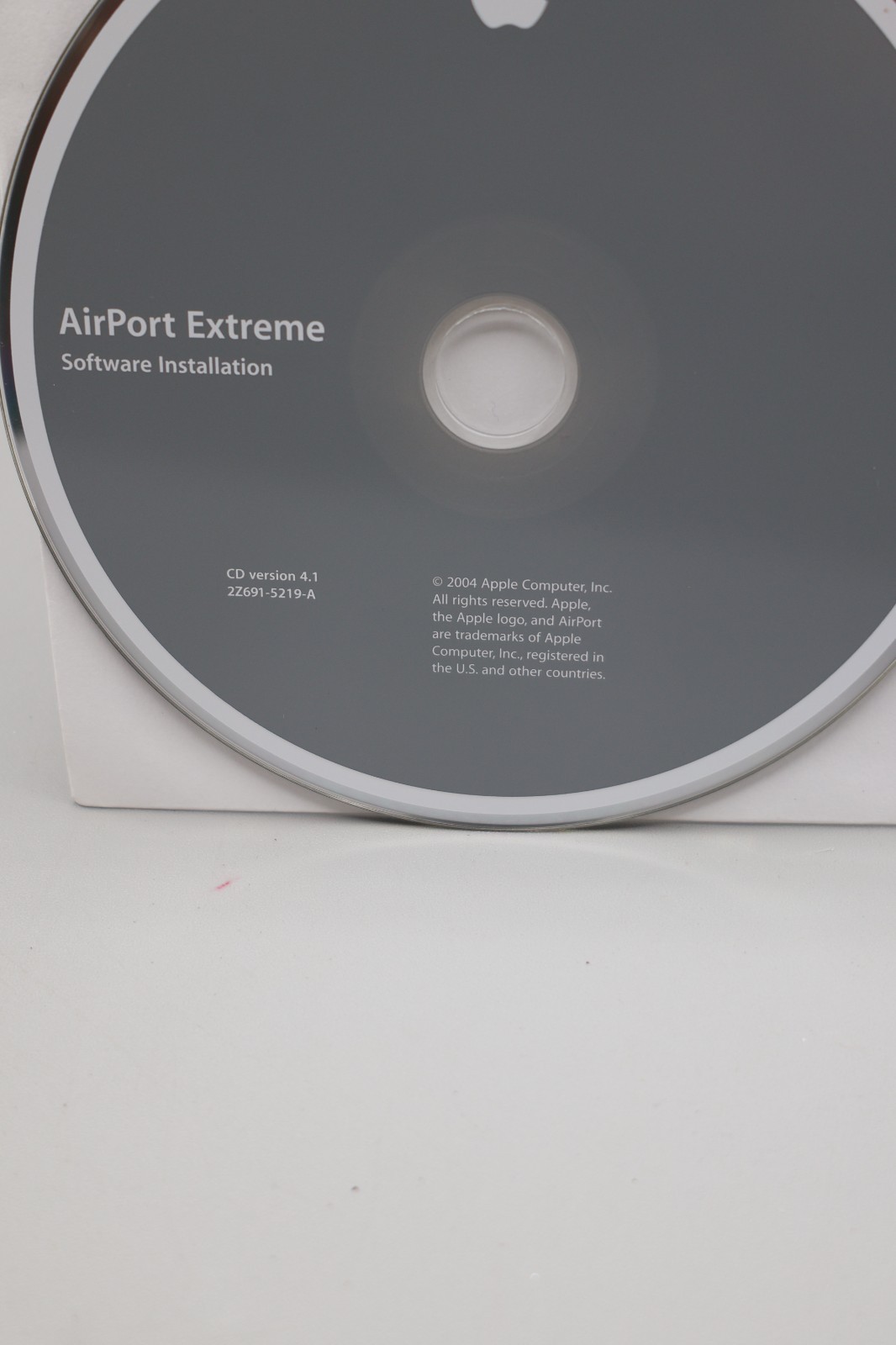 2004 Macintosh Mac AirPort Extreme Version 4.1 Software Installation CD-ROM