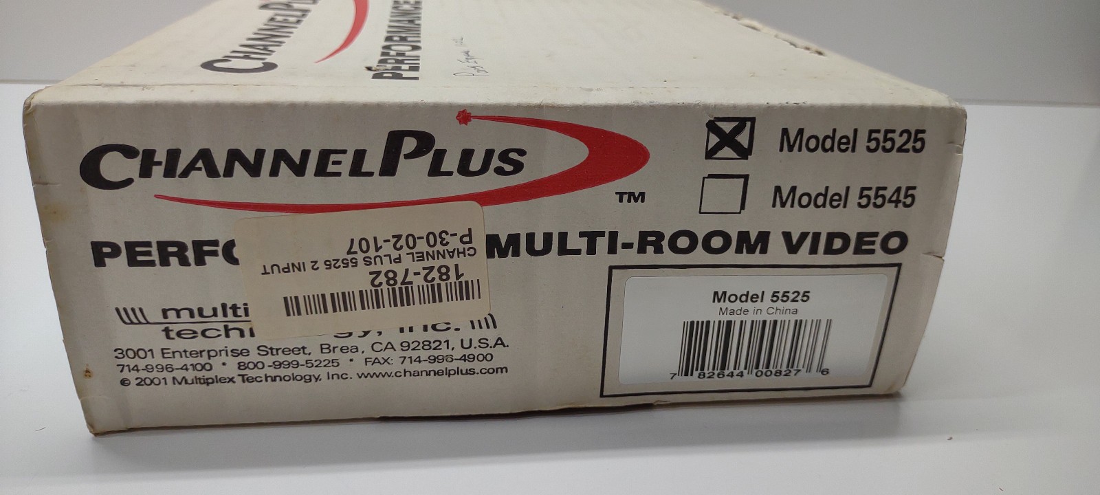 Channel Plus Performance Multi-Room Video 5525 NEW In Box Vintage