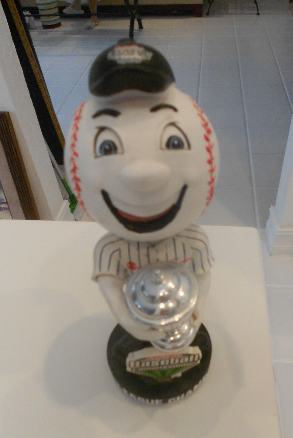 KNUCKLE HEADS FANTASY BASEBALL 2007 COMMISSIONER BOBBLE HEAD 7" TALL