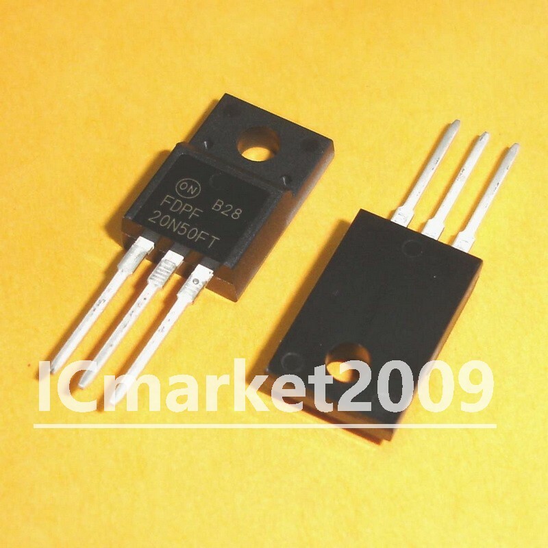 10 PCS FDPF20N50FT TO-220F FDPF 20N50T FDPF20N50 500V N-Channel MOSFET