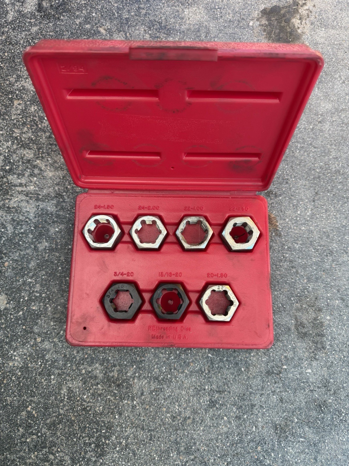 MATCO TOOLS TR7K 7 PIECE SPINDLE RETHREADING KIT MADE IN USA