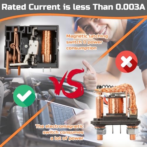 Remote Battery Disconnect Switch 12v, 240A, Upgrade Smart Side Installation
