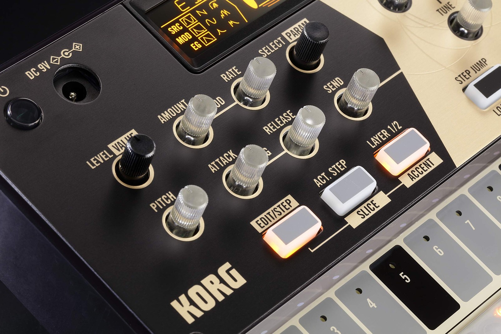 Korg Drum Machine, Blue (VOLCADRUM)