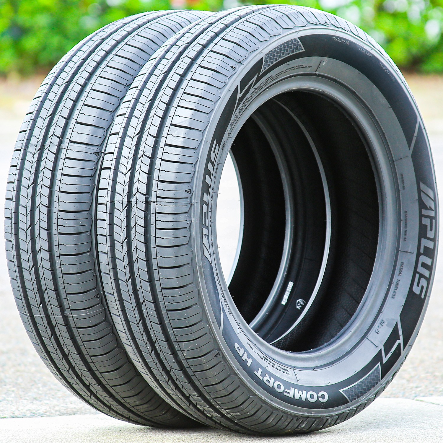 2 Aplus Comfort HP 185/70R13 86T All Season Tires 55k Mi Warranty UTQG 560AA