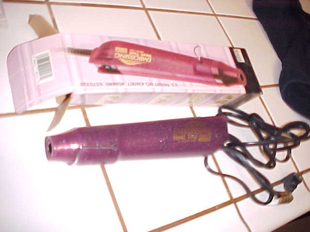 MARVY UCHIDA MODEL 2500 EMBOSSING HEATING TOOL MELTS EMBOSSING POWDER WORKS +