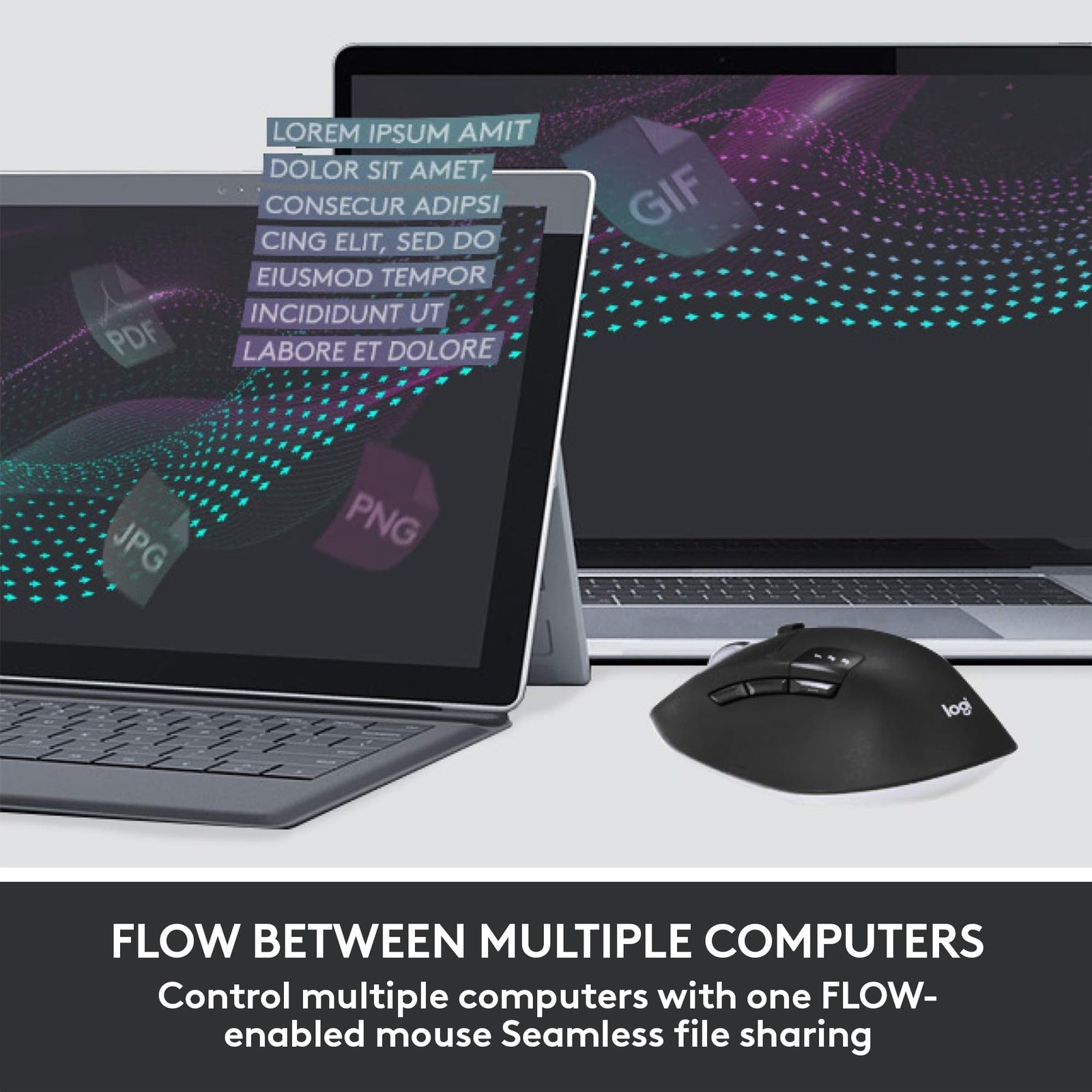 Logitech MK850 Performance Wireless Keyboard and Mouse Combo for Windows, mac...
