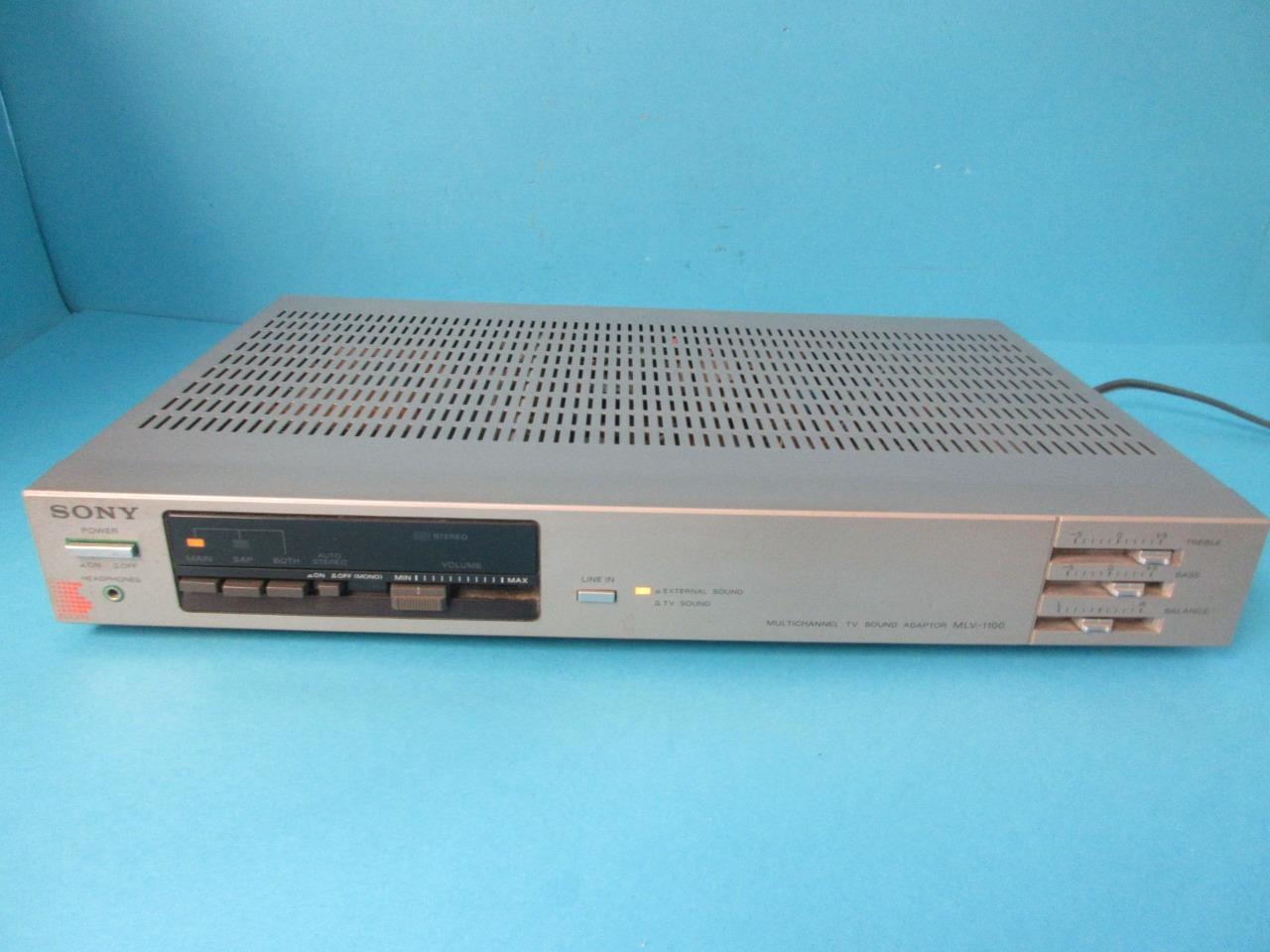 AWESOME SONY MULTICHANNEL TV SOUND ADAPTOR MODEL MLV-1100 USED EQUIPMENT