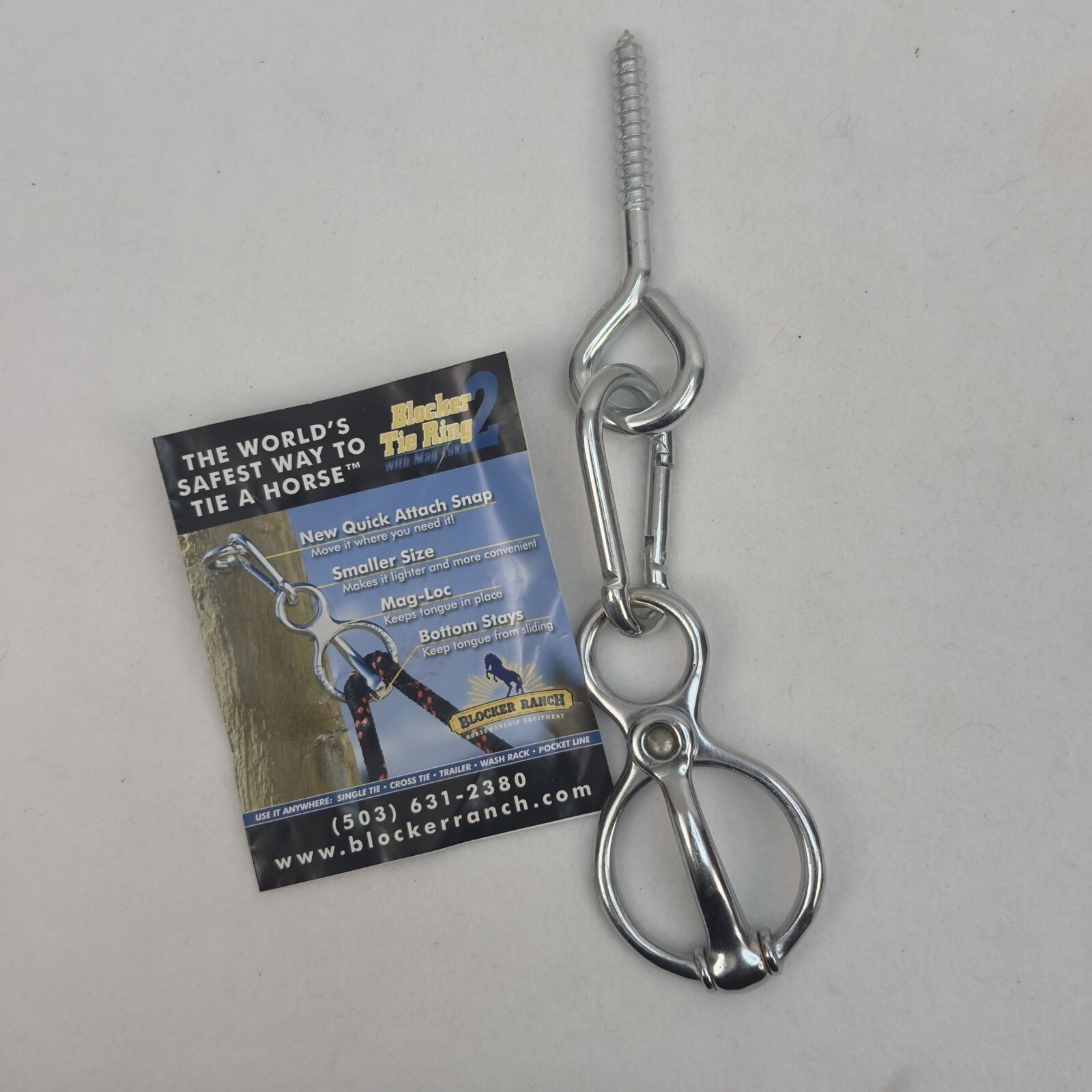 Blocker Tie Ring II - Stainless Steel Chrome