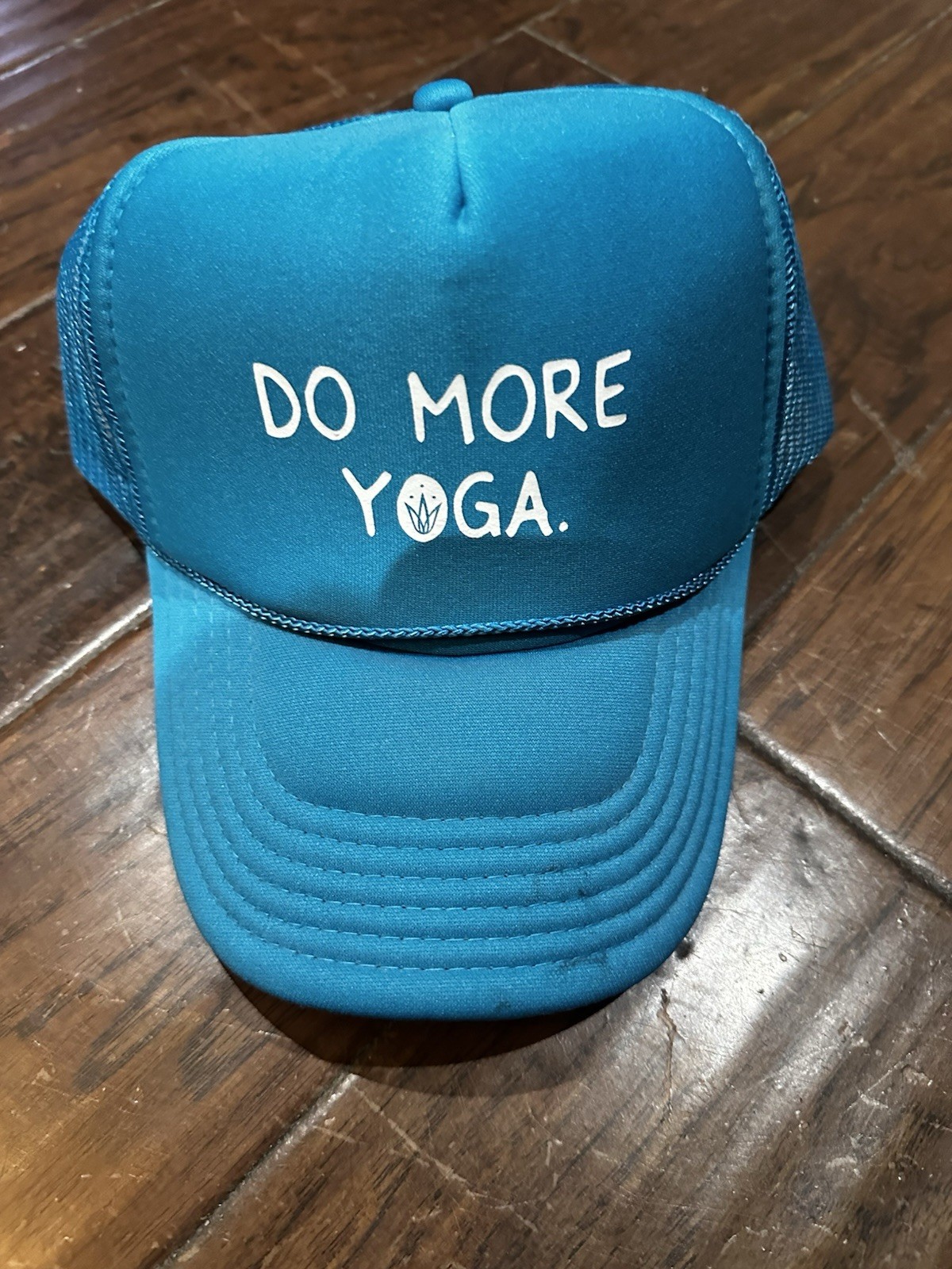 Teal DO MORE YOGA Trucker Hat