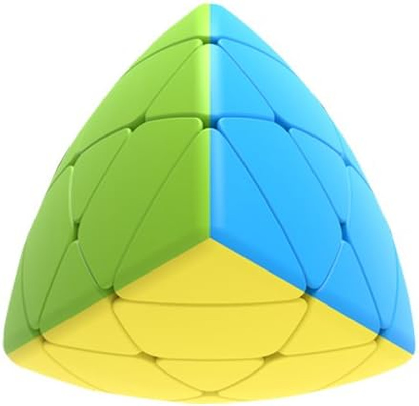 Mastermorphix Stickerless 3X3 Magic Cube Mastermorphix Master Pyramorphix Puzzle