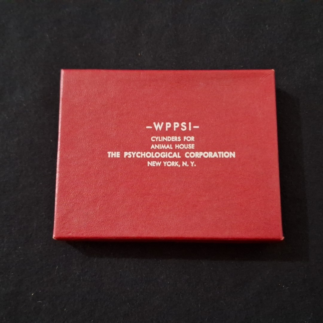 Vintage WPPSI Cylinders for Animal House, Psychological Corporation NY Pegs Only