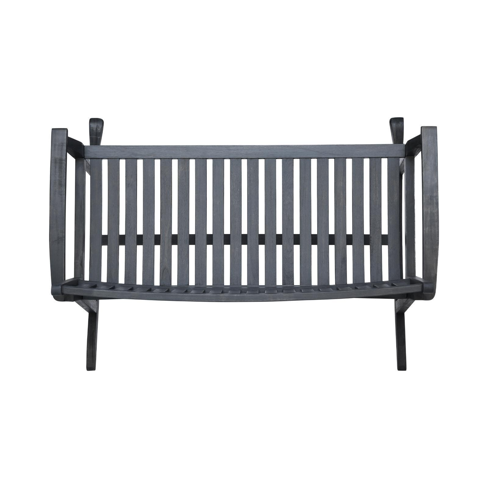 Wooden Rocking Loveseat for Two - Perfect Addition to Patio, Porch, or Backyard