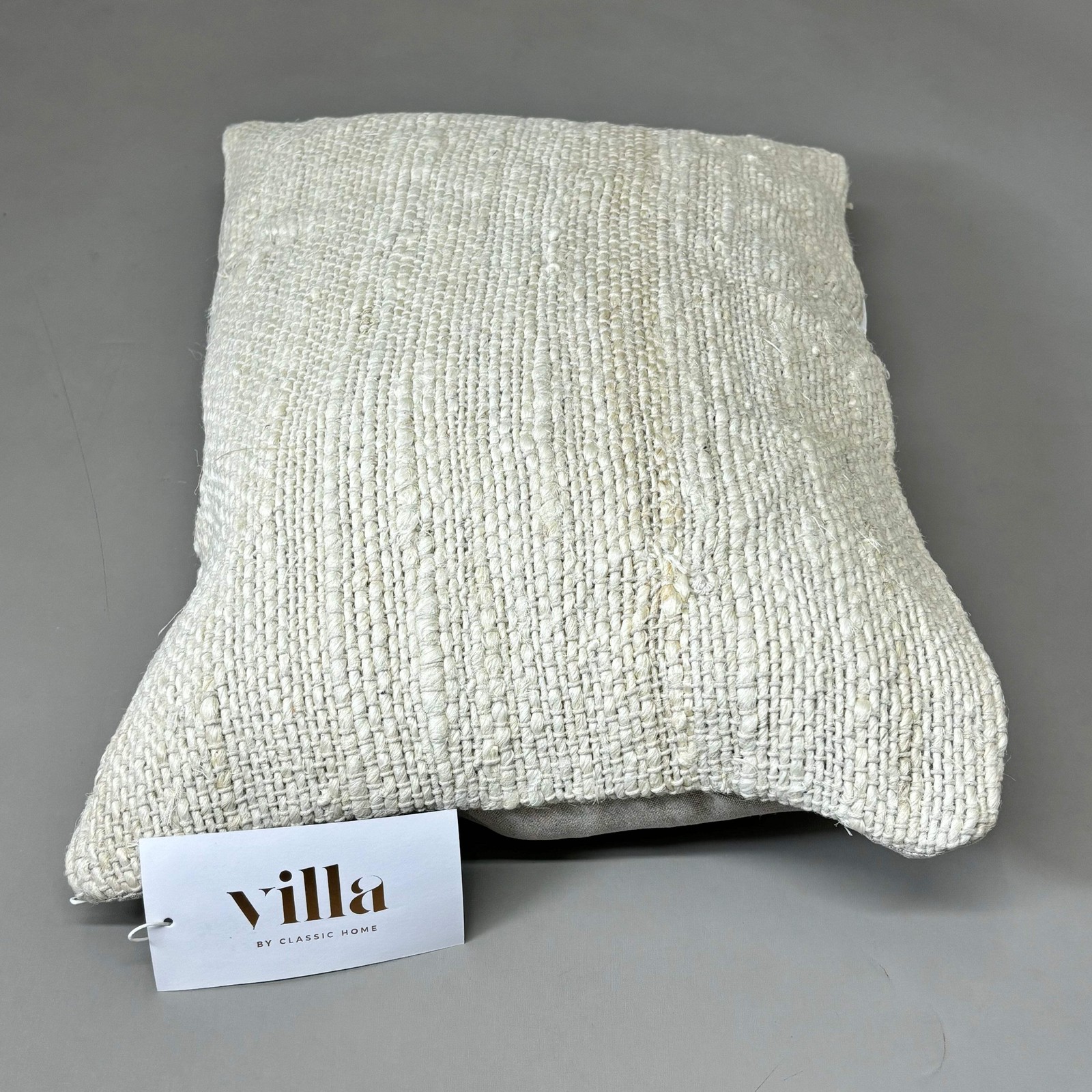 VILLA 14"x20" ST Halter Decorative Throw Pillow in Ivory