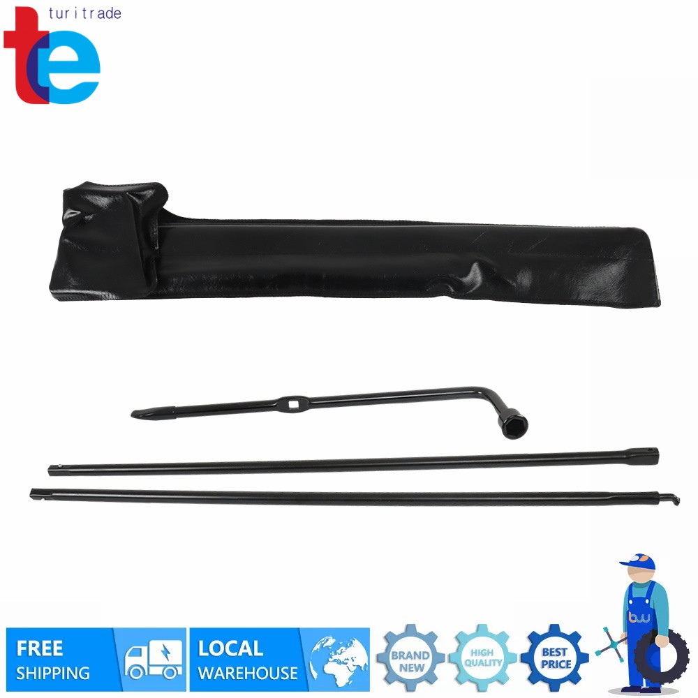 Spare Tire Lug Wrench Tool Kit Steel For 2003-2017 Ford Super Duty F250 - F550