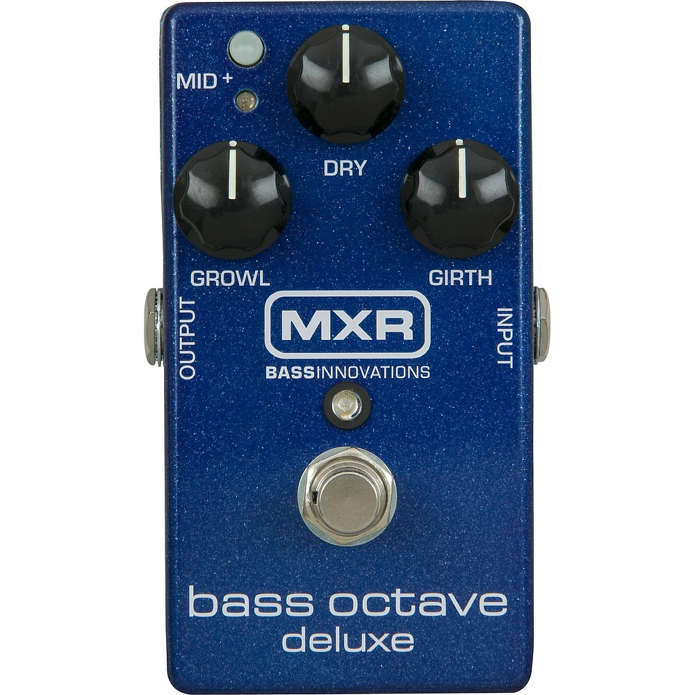 MXR M288 Bass Octave Deluxe Effects Pedal Blue Sparkle