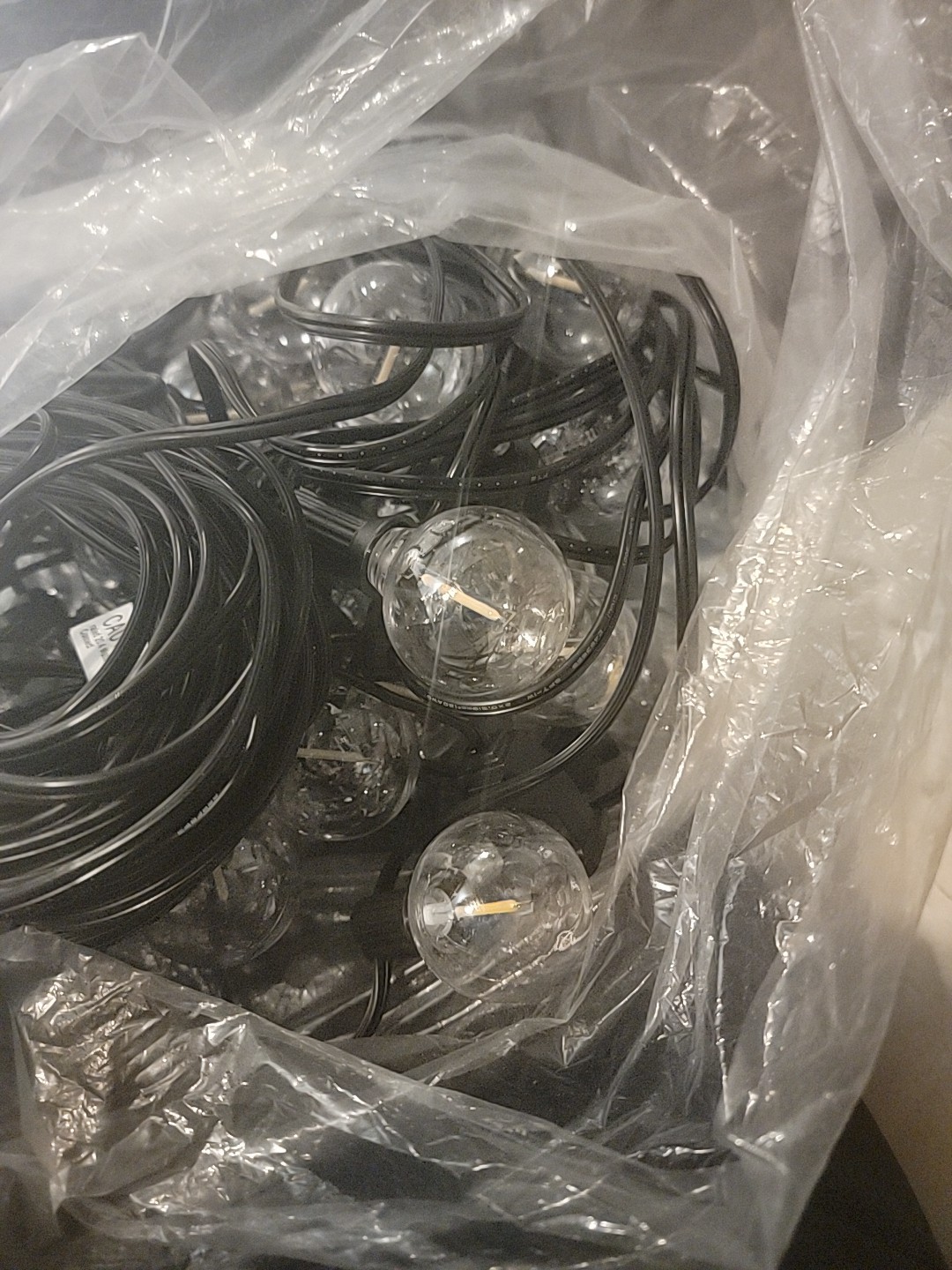 100ft Cafe String Lights 33 Lights Indoor/Outdoor