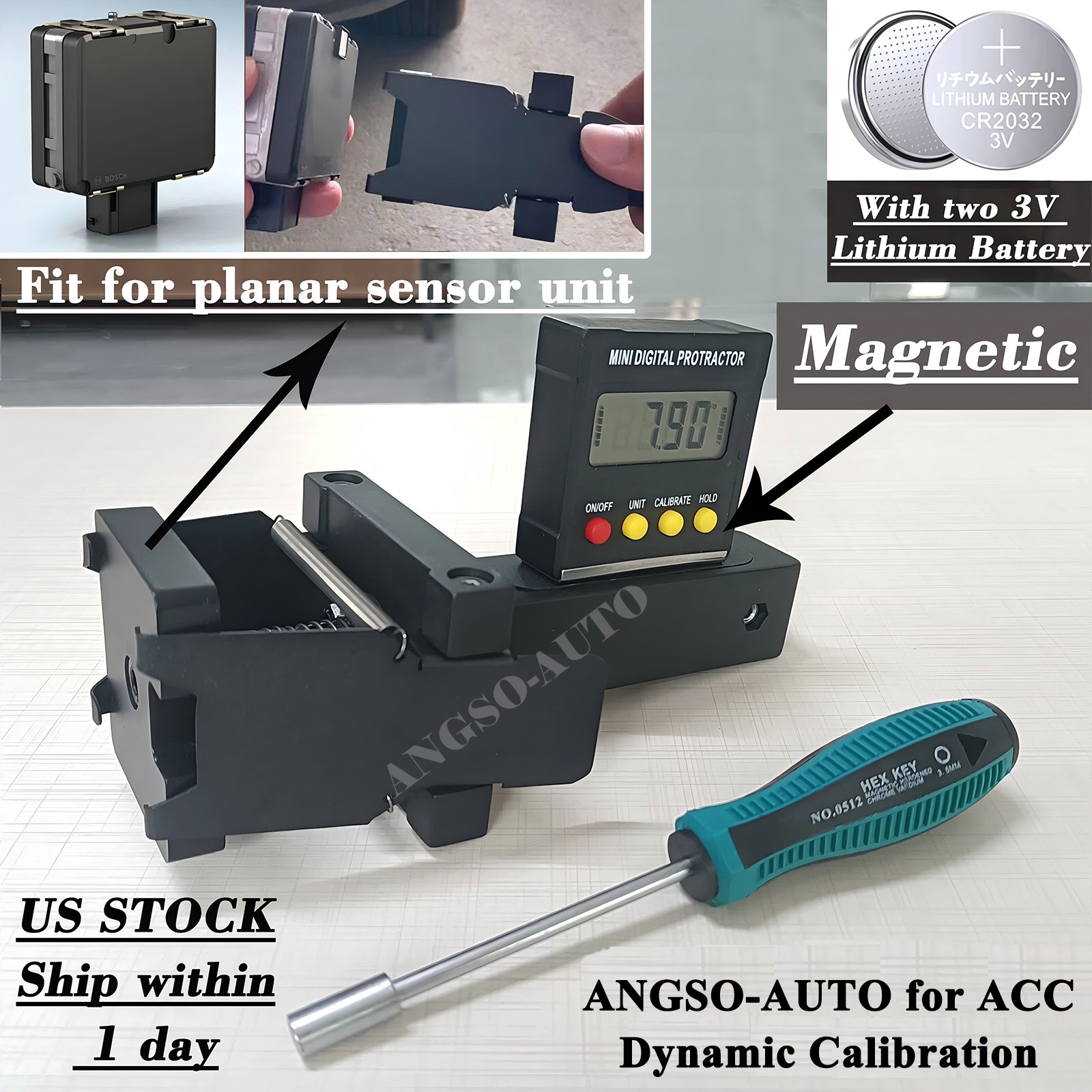 ADAS Radar Angle Leveling Tool Dynamic Calibration ACC Radar Sensor Positioning
