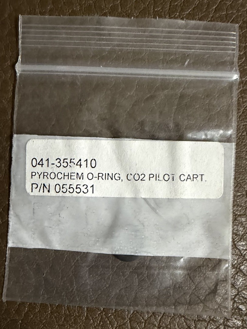 Pyro-Chem CO2 Pilot Cartridge Oring P/N- 055531
