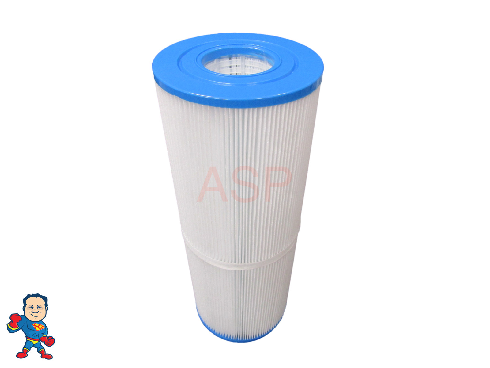 Hot Tub Spa Filter 25sqft 13-5/16" Tall X 4-15/16" Wide (2) 2 1/8" Holes