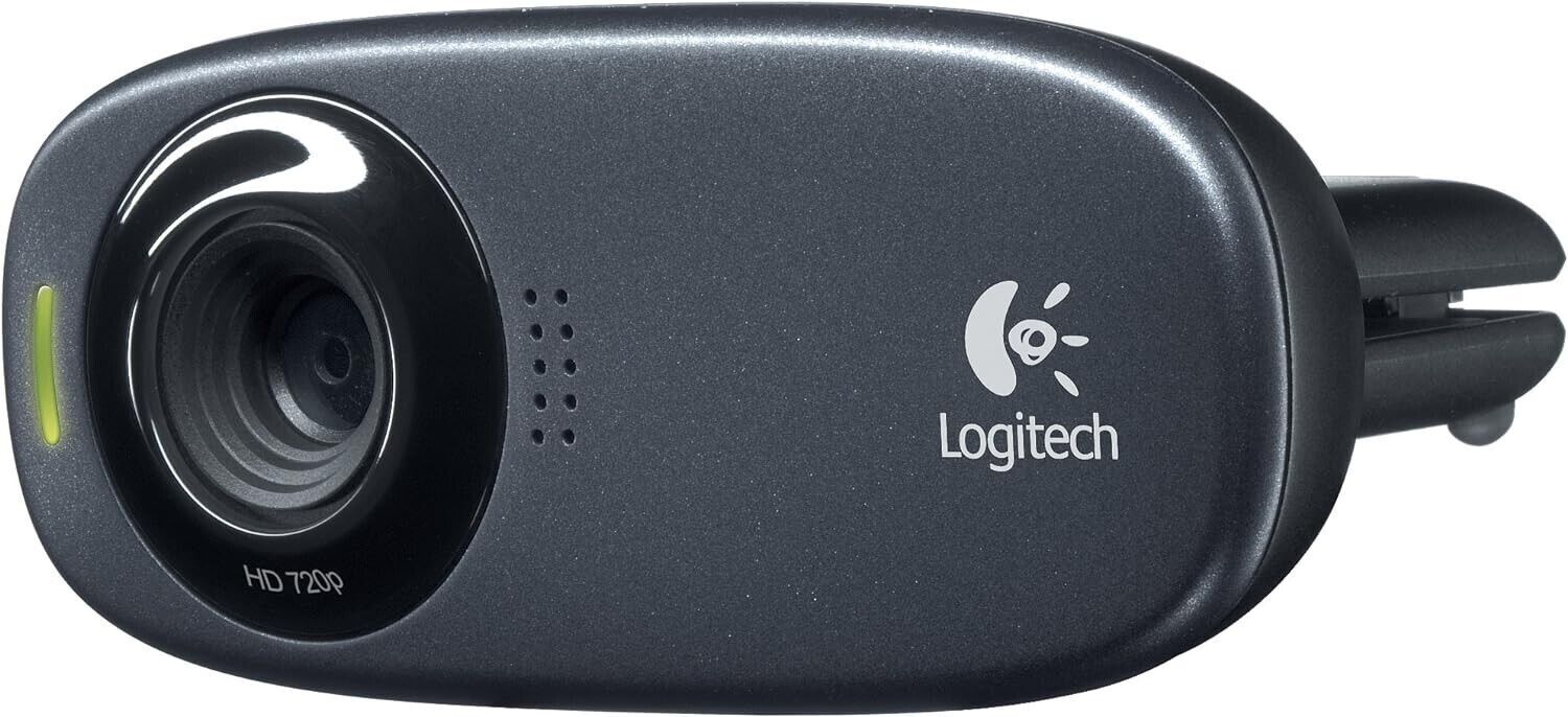 Logitech C310 HD Webcam - Black