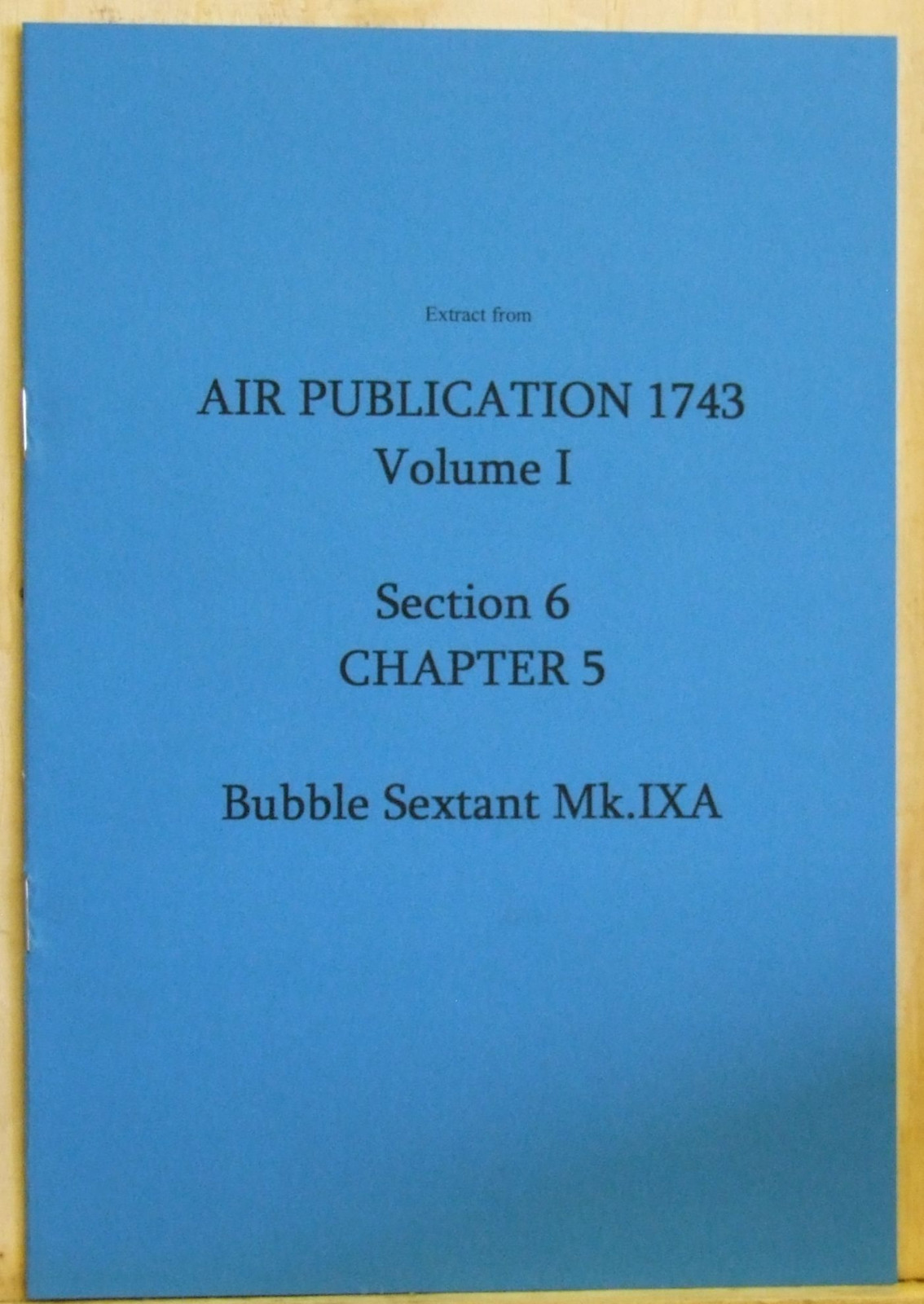Bubble Sextants Mk IXA Technical details   (10)